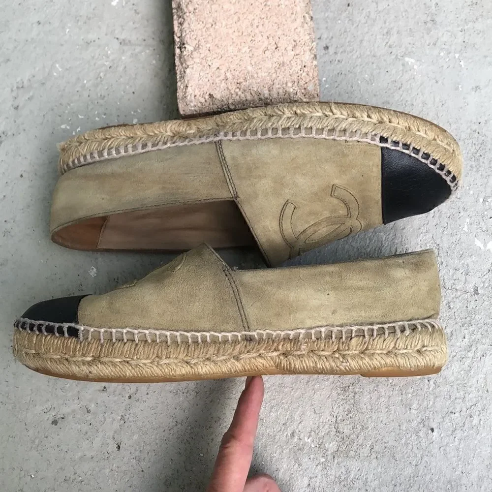 Chanel  Leather espadrilles